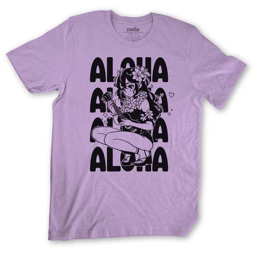 Aloha Anime Girl T-Shirt