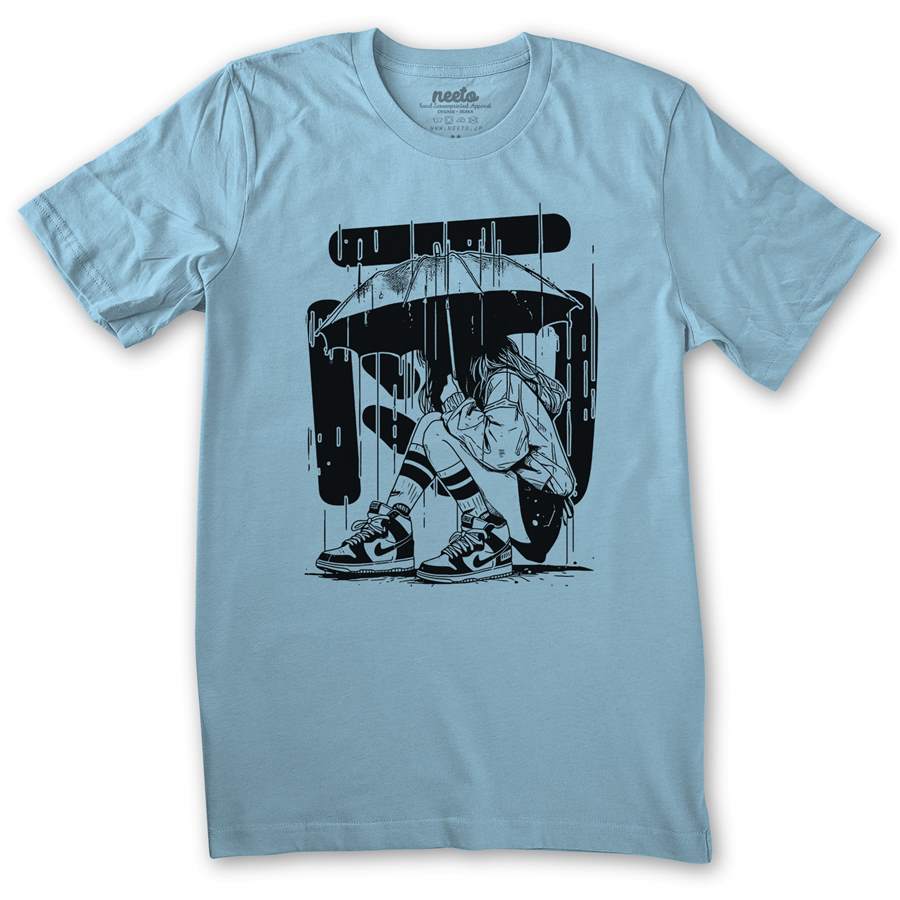 Rain Anime Girl Tshirt