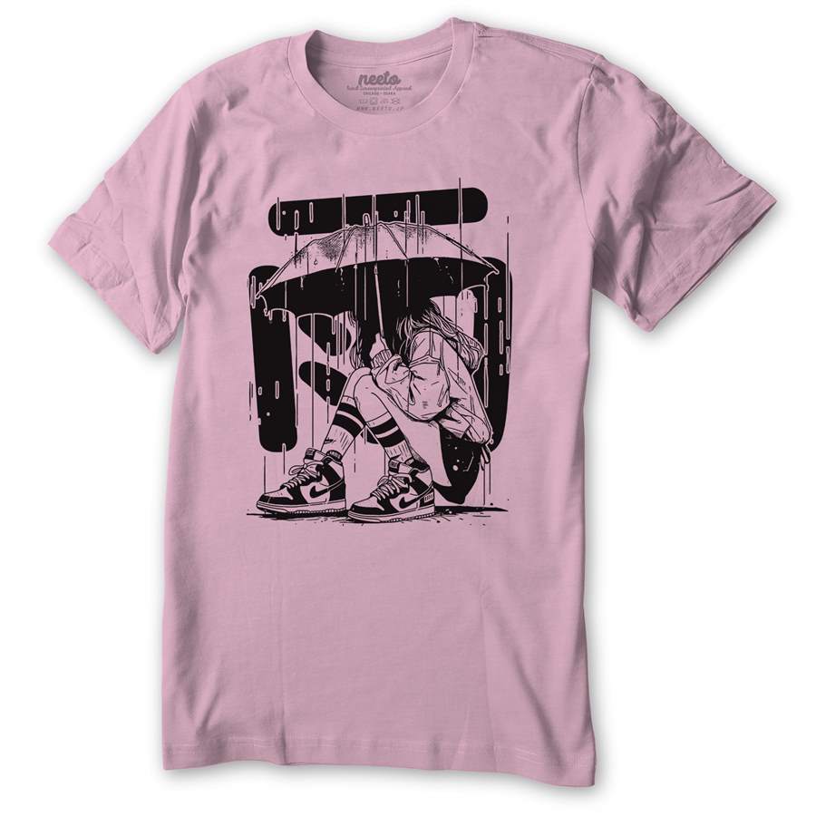 Rain Anime Girl Tshirt