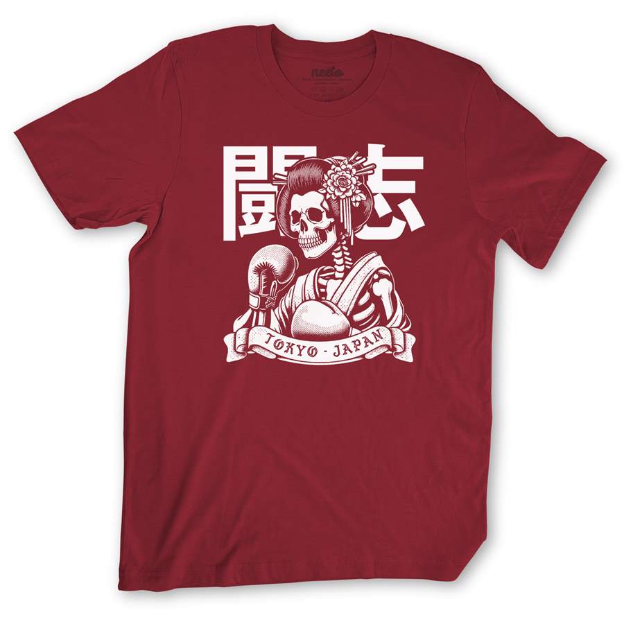 Geisha Boxing T-Shirt