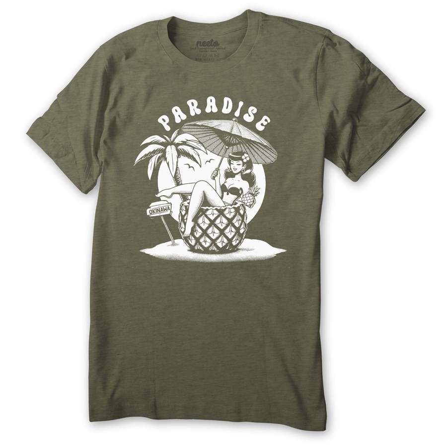Okinawa Pineapple Girl T-shirt