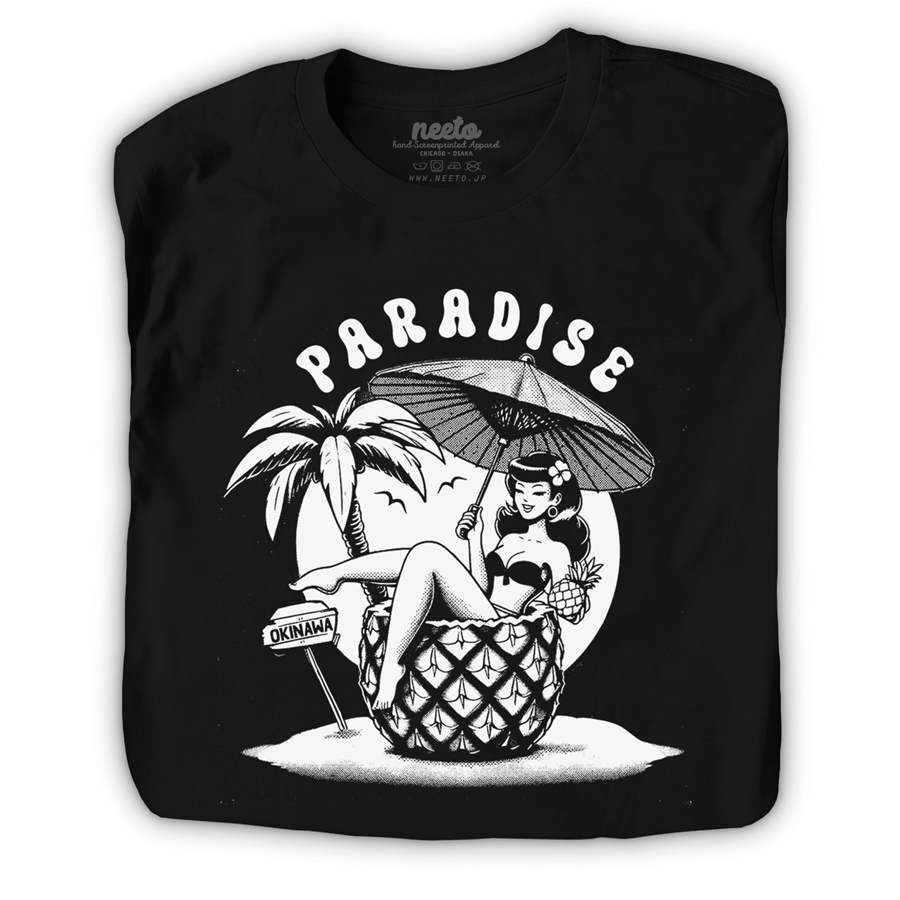 Okinawa Pineapple Girl T-shirt