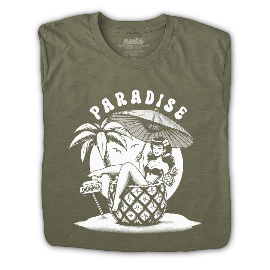 Okinawa Pineapple Girl T-shirt
