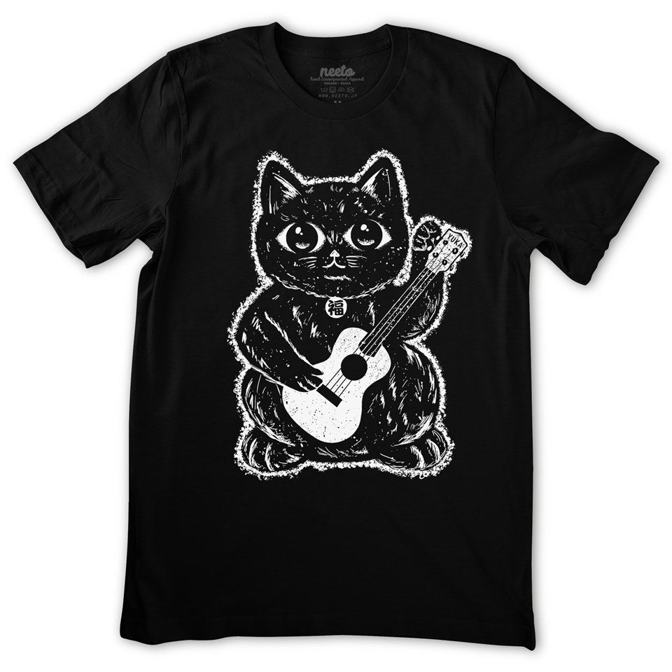 Lucky Cat Ukulele T-Shirt