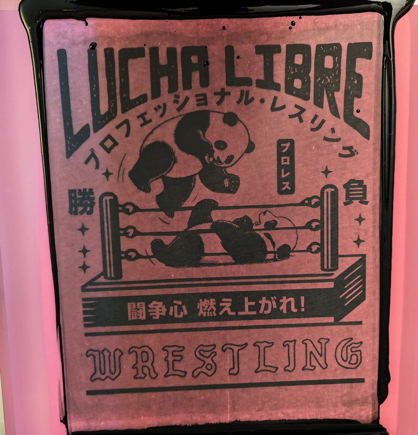 Panda Wrestling T-Shirt