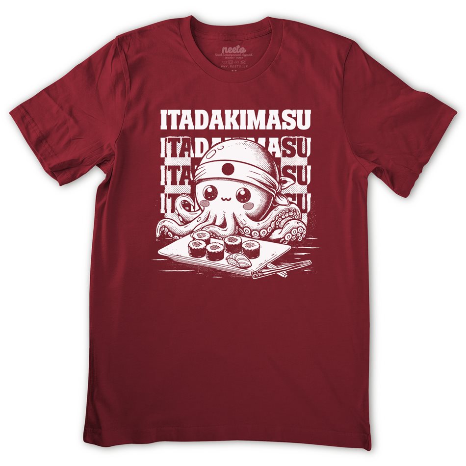 Itadakimasu sushi T-shirt