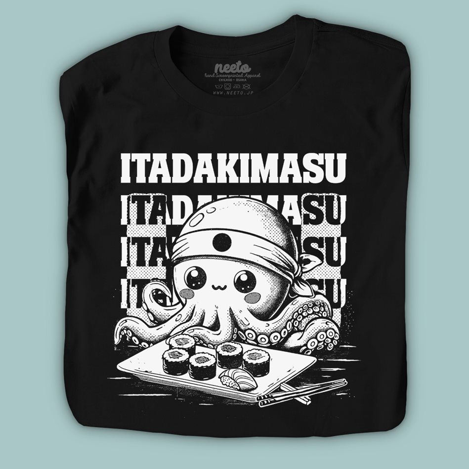 Itadakimasu sushi T-shirt