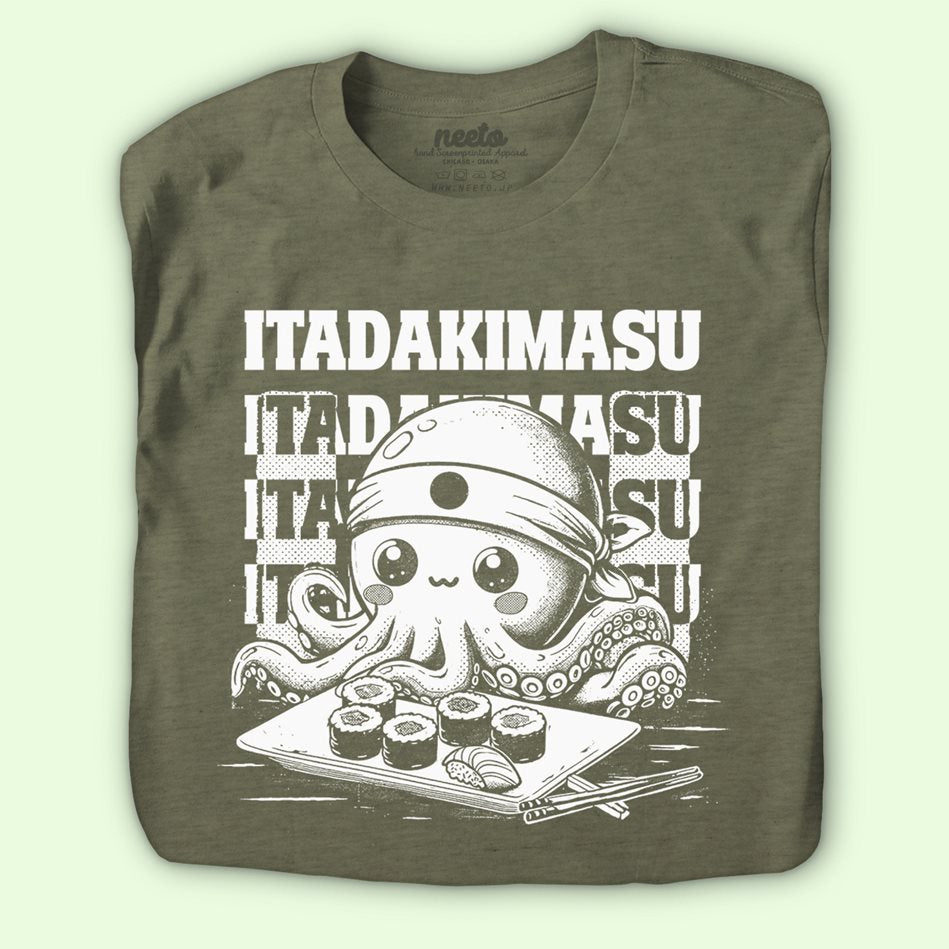 Itadakimasu sushi T-shirt