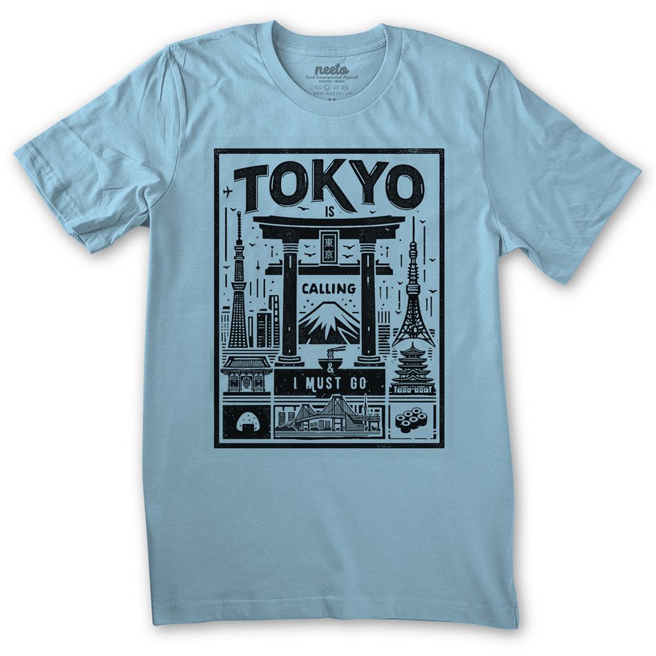 Tokyo is Calling and Must Go T-Shirt | Japan Travel tee – Neeto