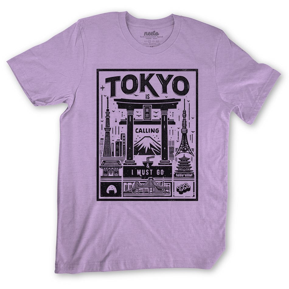 Tokyo is Calling and Must Go T-Shirt | Japan Travel tee – Neeto